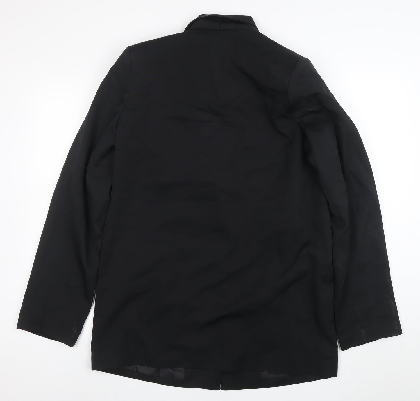 PrettyLittleThing Womens Black Size 6 Single-Breasted Blazer Jacket