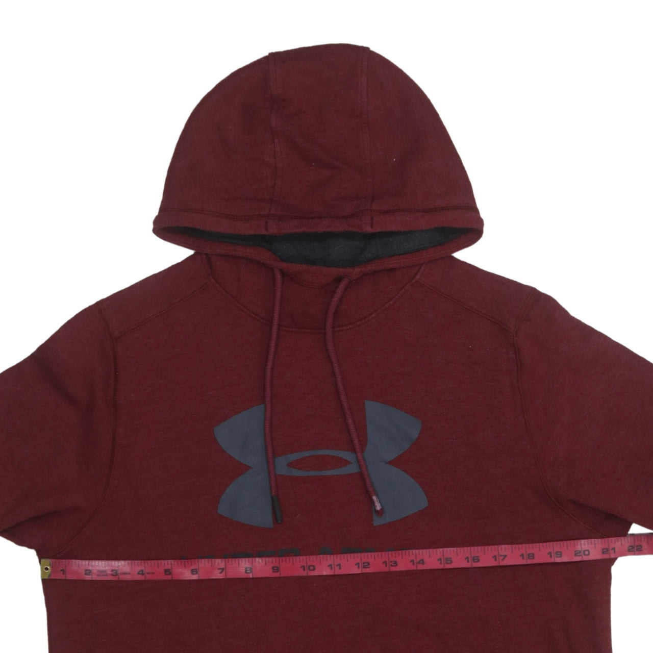 Under Armour Men's Red Pullover Hoodie Medium Sports Fleece