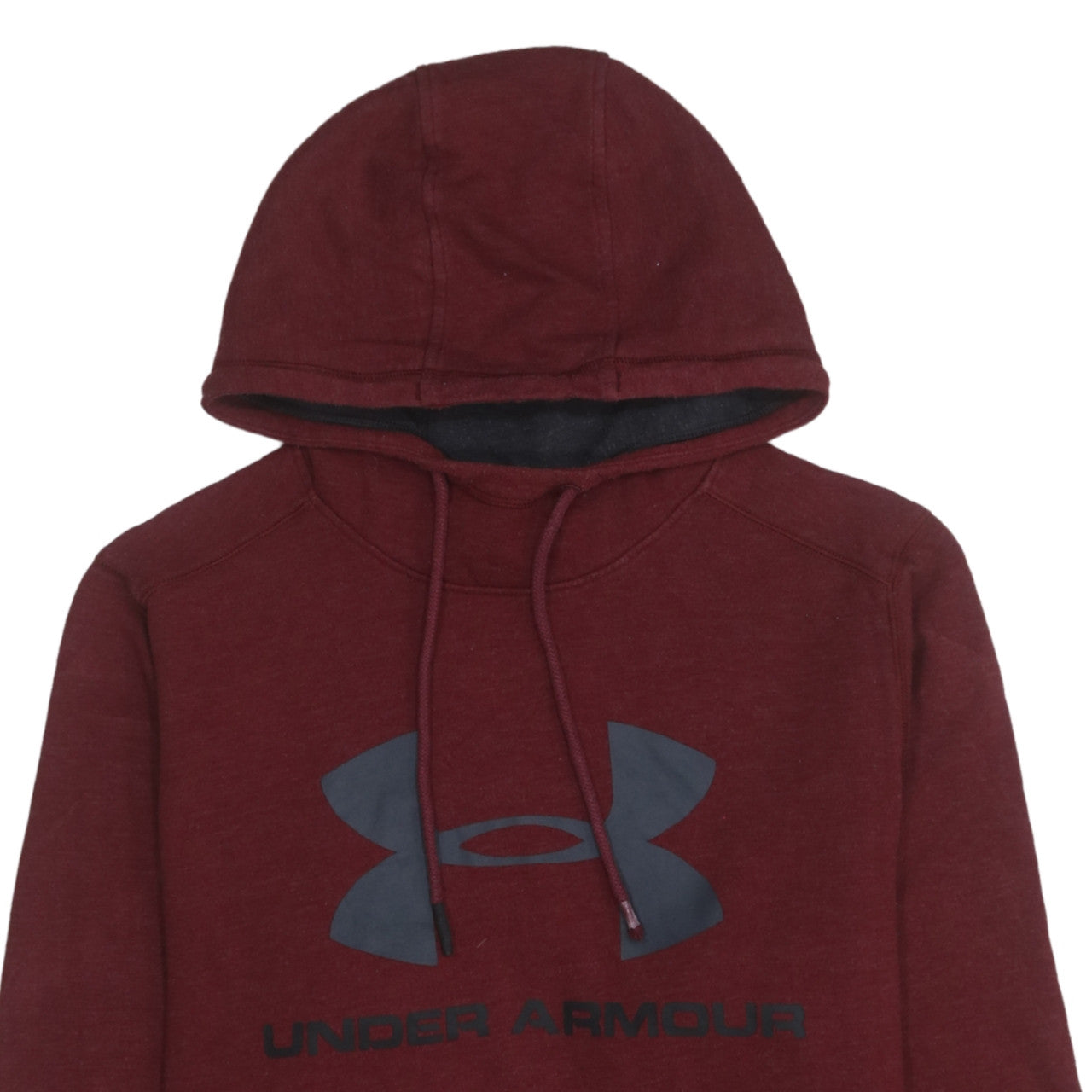 Under Armour Men's Red Pullover Hoodie Medium Sports Fleece