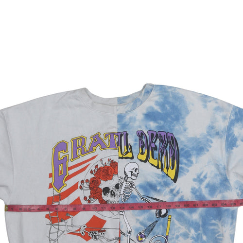 Divided Women Blue Tie-Dye Grateful Dead Graphic Sweatshirt Size L