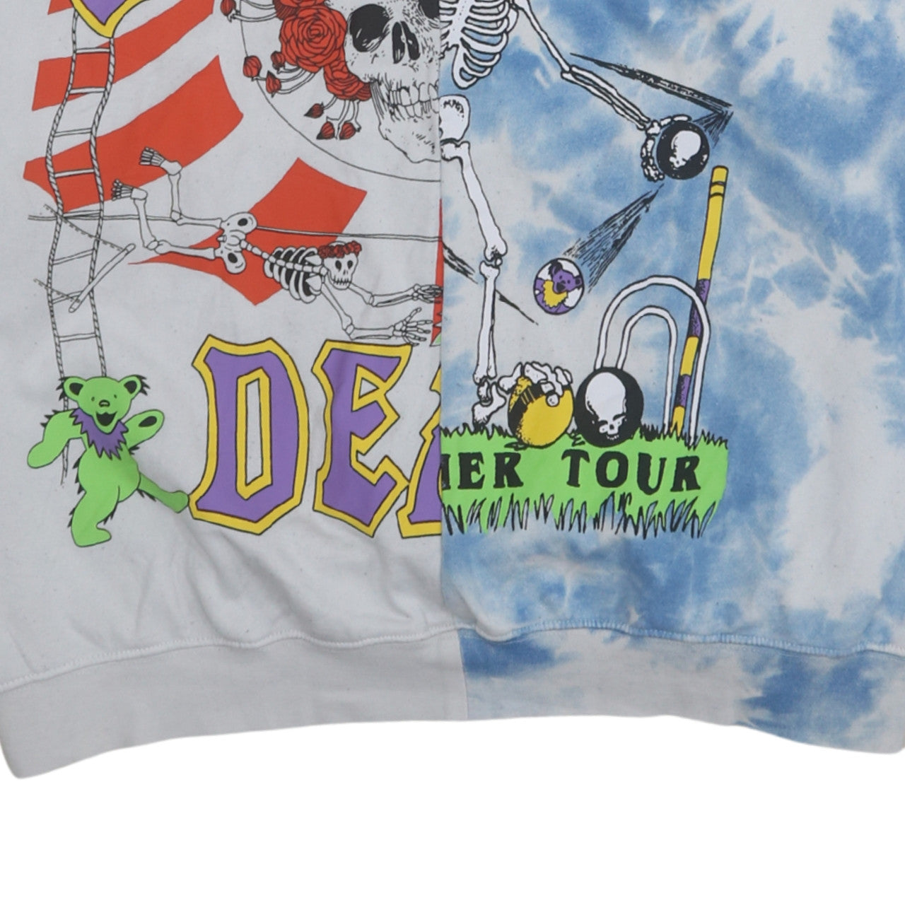 Divided Women Blue Tie-Dye Grateful Dead Graphic Sweatshirt Size L
