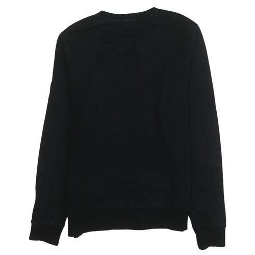 Calvin Klein Jeans Mens Black M Logo Crew Neck Sweatshirt