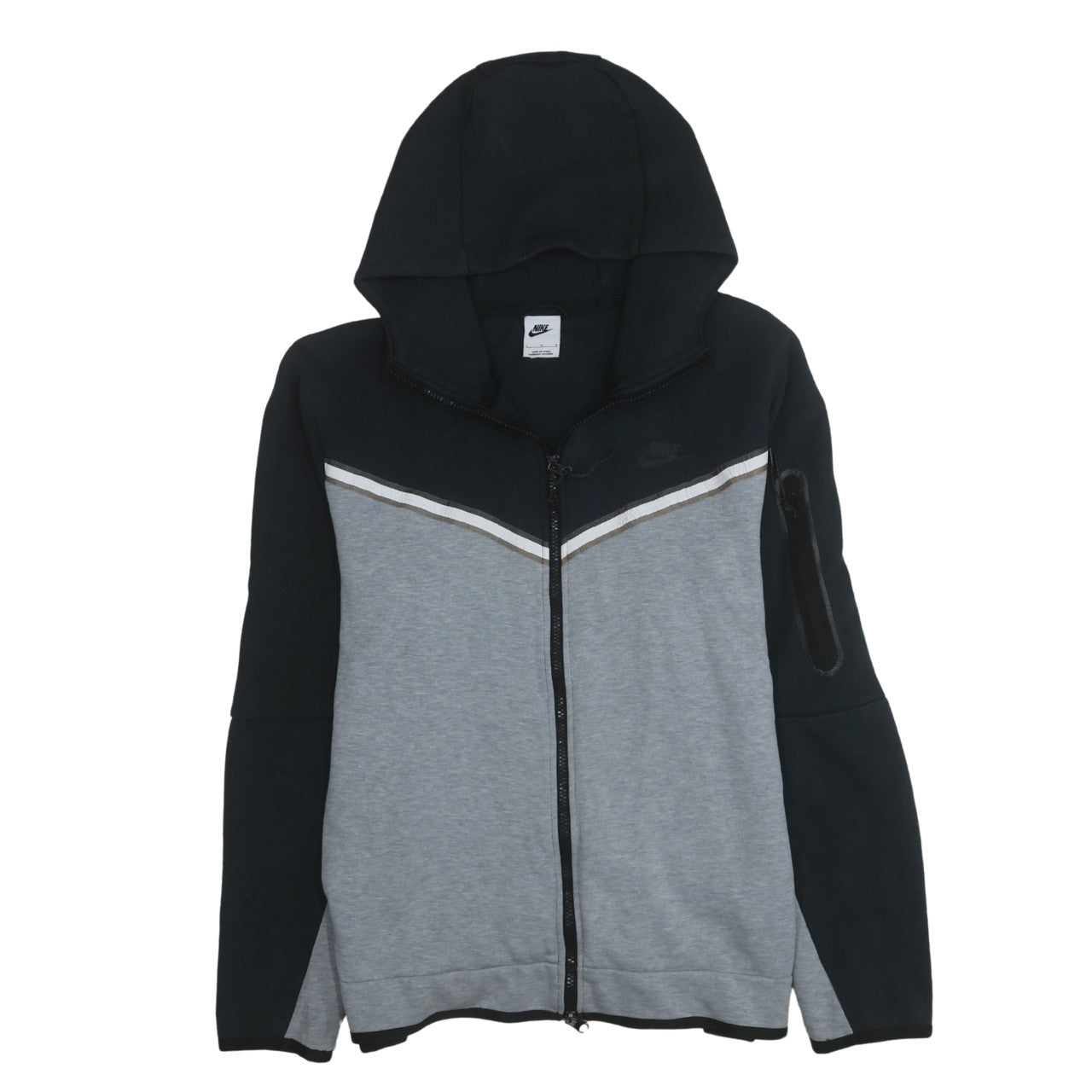 Nike Men’s Grey Full Zip Hoodie L Sportswear Jacket