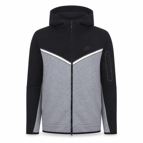 Nike Men’s Grey Full Zip Hoodie L Sportswear Jacket