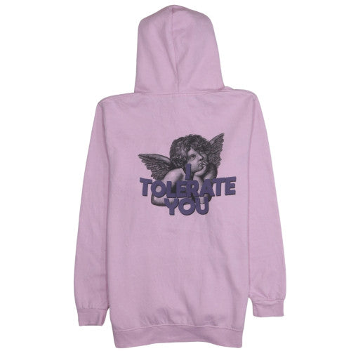 Boohoo Plus Women's Pink Pullover Hoodie Size 18 Graphic Print