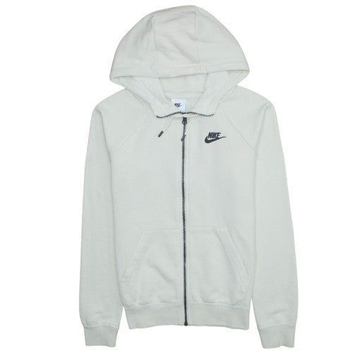 Nike Women's Beige Full Zip Hoodie XS Hooded Sweatshirt