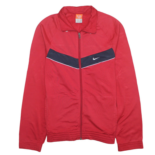 Nike Men's Red Full Zip Sports Sweatshirt Jacket Size S