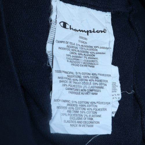 Champion Boys Blue Full Zip Fleece Sweatshirt XL 13-14 Years Logo Authentic