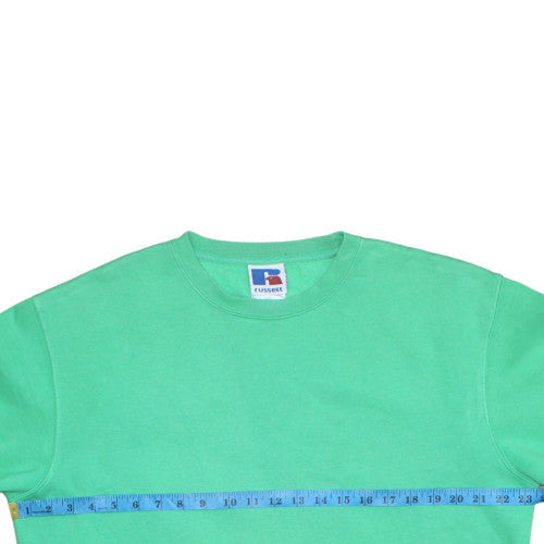 Russell Men’s Green XL Pullover Fleece Sweatshirt