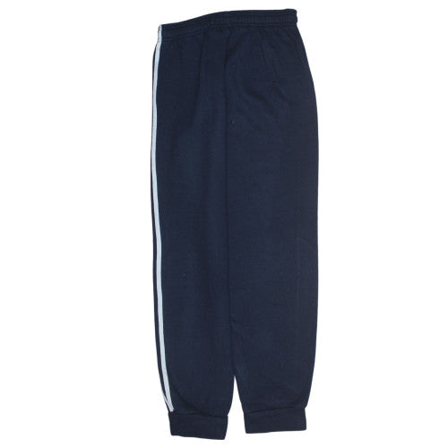 Adidas Boys Blue Jogger Sweatpants 13-14 Years Elastic Waist Sportswear