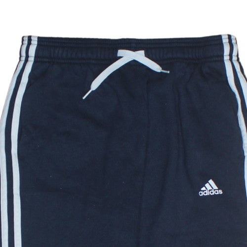 Adidas Boys Blue Jogger Sweatpants 13-14 Years Elastic Waist Sportswear