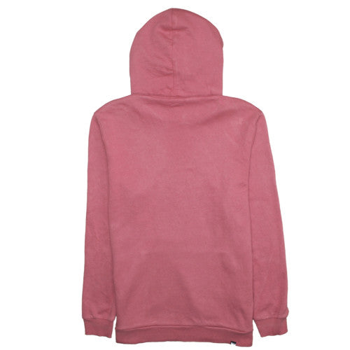 Puma Womens Pink Hooded Pullover Sweatshirt Size L Casual Cotton Blend