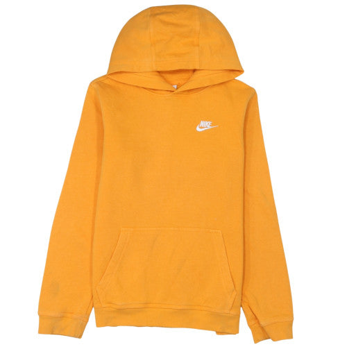 Nike Boys Orange Pullover Hoodie XL 158-170cm Cotton Blend Casual