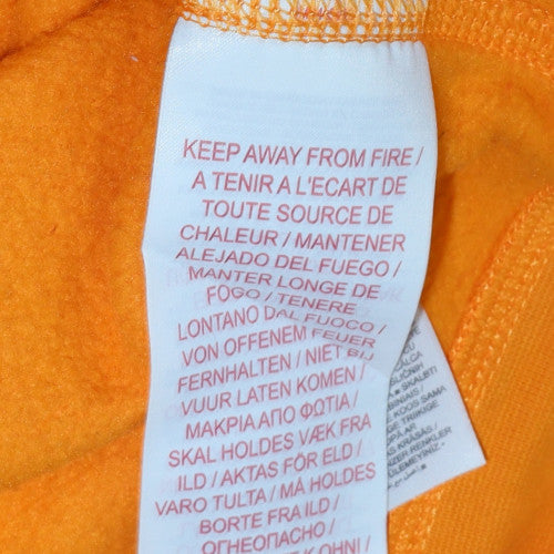 Nike Boys Orange Pullover Hoodie XL 158-170cm Cotton Blend Casual