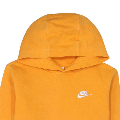 Nike Boys Orange Pullover Hoodie XL 158-170cm Cotton Blend Casual