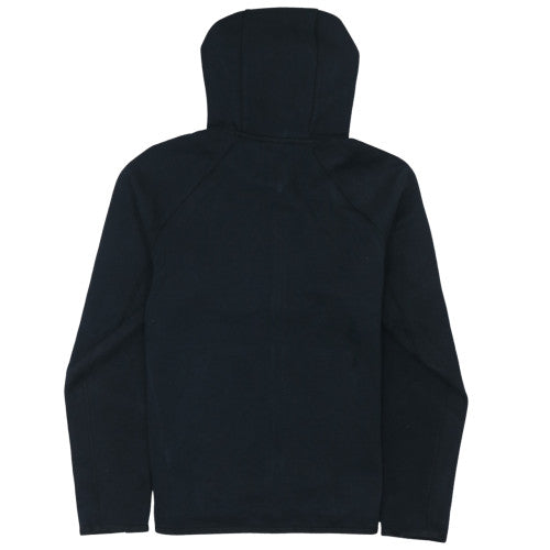 Nike Women Black Small Full Zip Hoodie Cotton Blend Activewear