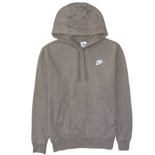 Nike Men's Brown Pullover Hoodie Size S Fleece Sweatshirt