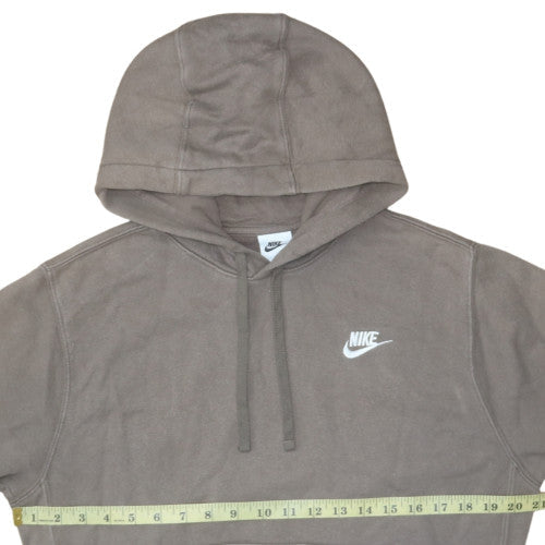 Nike Men's Brown Pullover Hoodie Size S Fleece Sweatshirt
