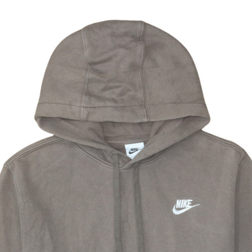 Nike Men's Brown Pullover Hoodie Size S Fleece Sweatshirt