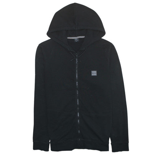 Hugo Boss Men's Black Full Zip Hoodie XL Cotton Blend