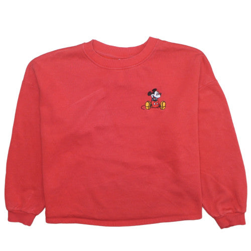 Disney Mickey & Friends at George Red Women's L Sweatshirt Cotton