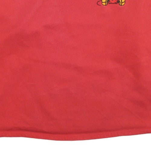 Disney Mickey & Friends at George Red Women's L Sweatshirt Cotton