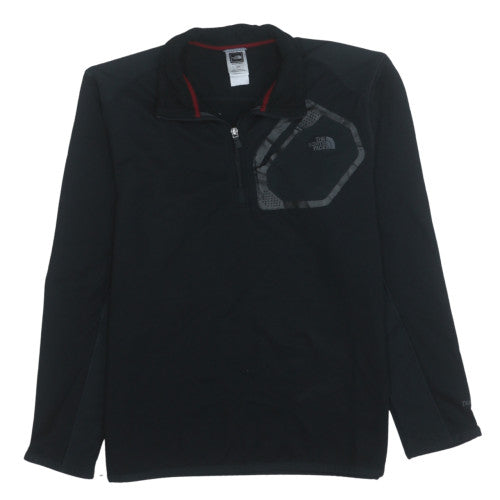 The North Face Men's Black Fleece 1/4 Zip Pullover Sweatshirt M