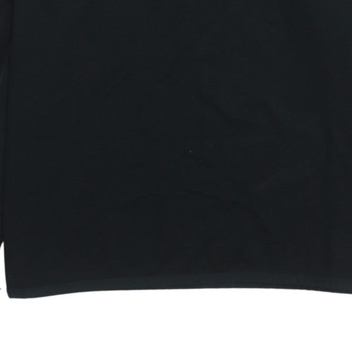 The North Face Men's Black Fleece 1/4 Zip Pullover Sweatshirt M