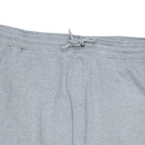 Timberland Men’s Grey Logo Sweatpants L Regular Fit Fleece Trousers