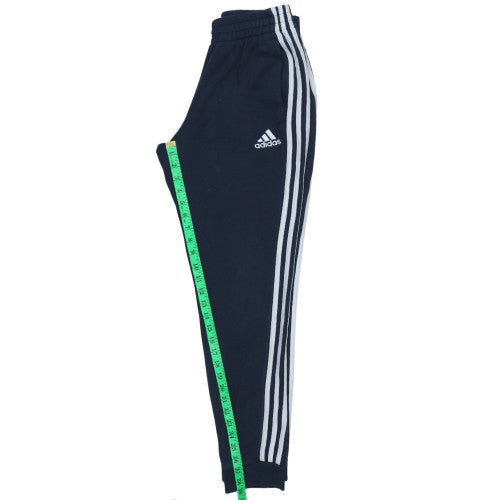 Adidas Men's Blue Sweatpants Small Regular Fit Elastic Waist Sports Trousers