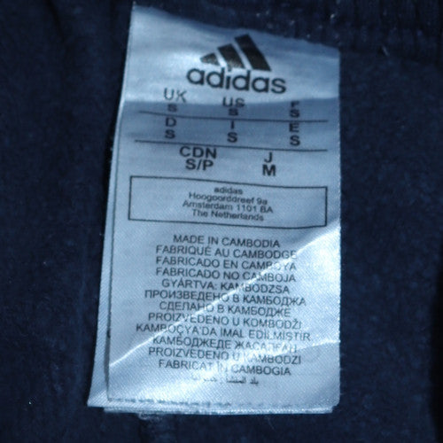 Adidas Men's Blue Sweatpants Small Regular Fit Elastic Waist Sports Trousers