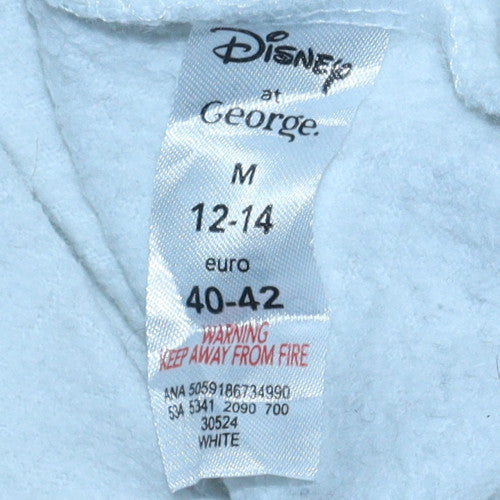 Disney at George Women White Mickey Mouse Sweatshirt Size M 12-14