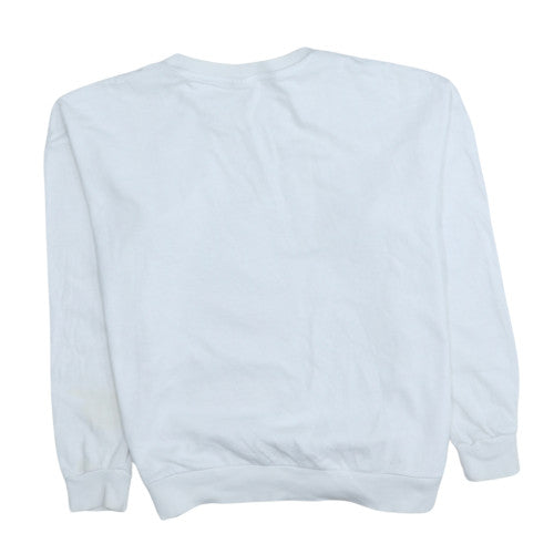 Disney at George Women White Mickey Mouse Sweatshirt Size M 12-14