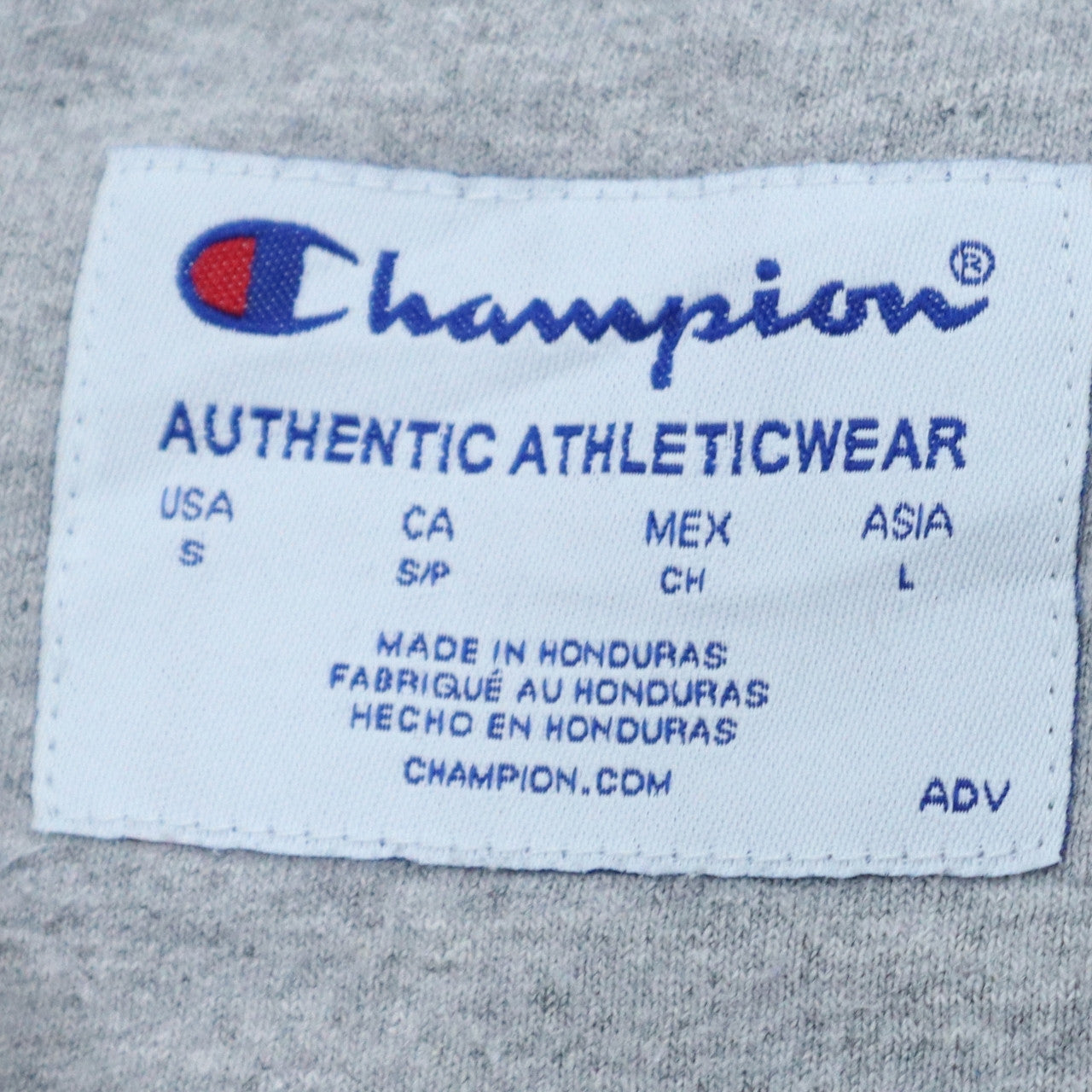 Champion Mens White Graphic Logo Pullover Sweatshirt Size S
