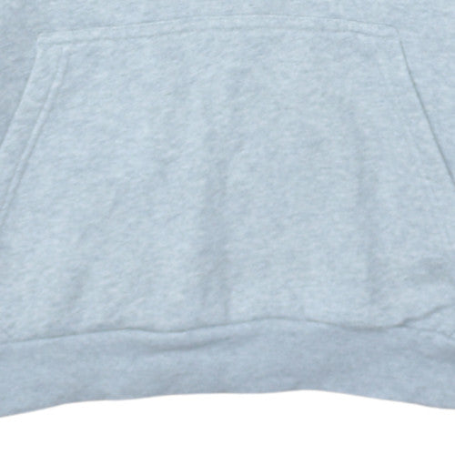 Adidas Mens Grey Pullover Hoodie M Regular Fit Fleece Sportswear