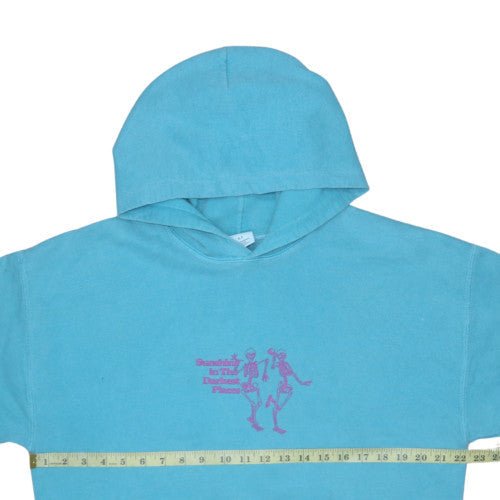 Urban Outfitters Womens Blue Graphic Pullover Hoodie Size S