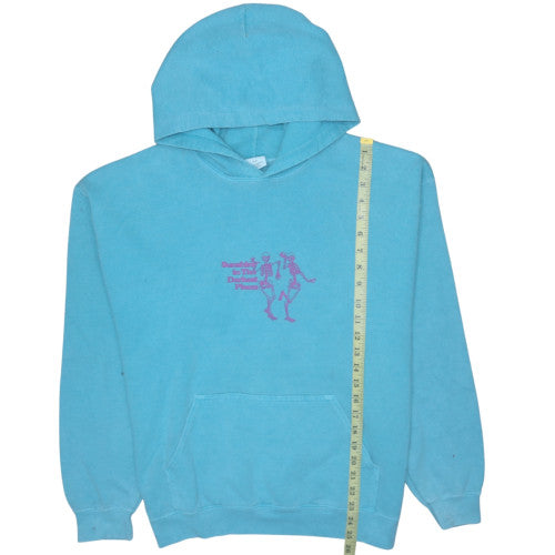 Urban Outfitters Womens Blue Graphic Pullover Hoodie Size S