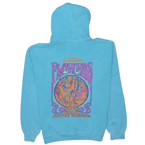 Urban Outfitters Womens Blue Graphic Pullover Hoodie Size S