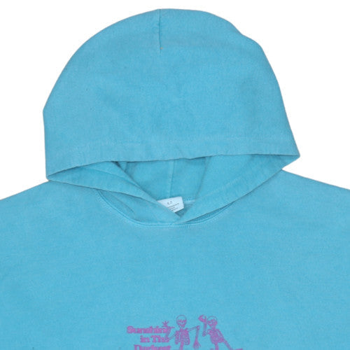 Urban Outfitters Womens Blue Graphic Pullover Hoodie Size S