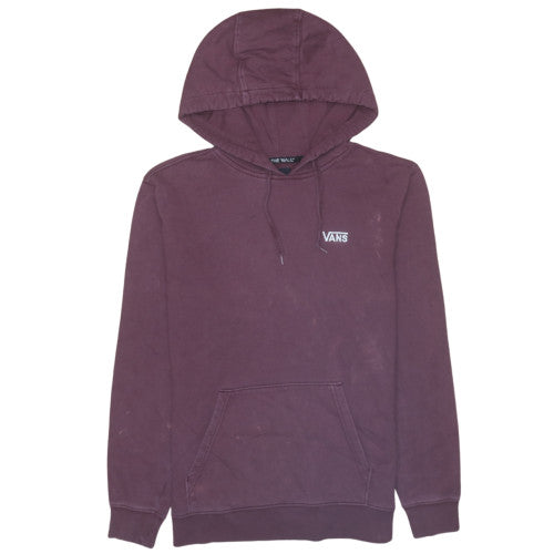 Vans Men Purple Pullover Hoodie XS Classic Logo Fleece