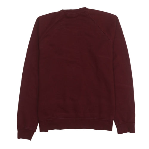Nike Women's Burgundy Logo Crew Neck Sweatshirt Size L