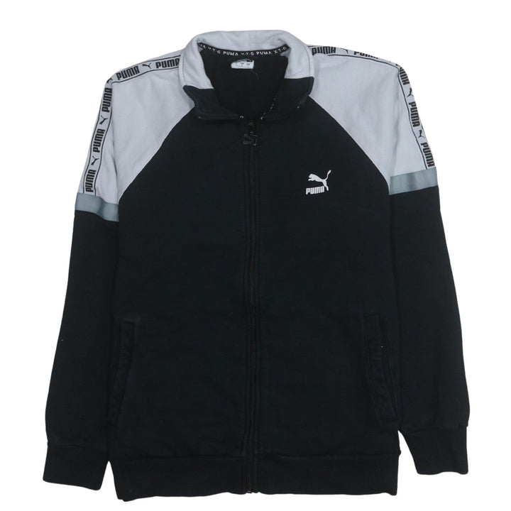Puma Mens Black and White Full Zip Sweatshirt Size L