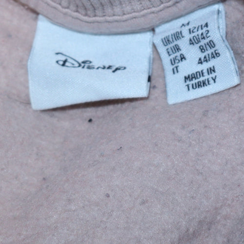 Disney Women Beige Thumper Sweatshirt Size 12/14 Crew Neck Pullover