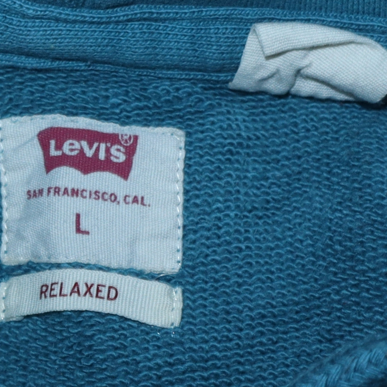 Levi's Men's Blue Relaxed Fit Pullover Hoodie Size L