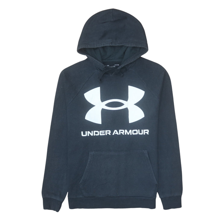 Under Armour Men's Black Pullover Hoodie Medium Loose Fit Sportswear
