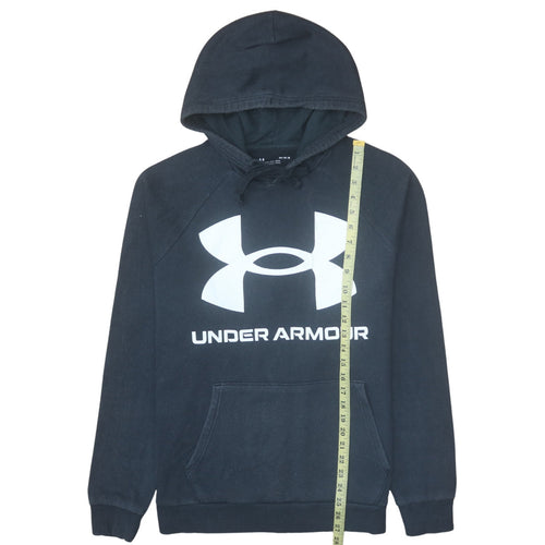 Under Armour Men's Black Pullover Hoodie Medium Loose Fit Sportswear