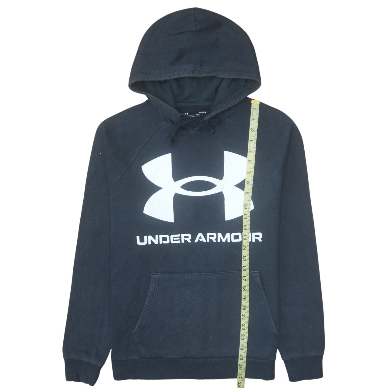 Under Armour Men's Black Pullover Hoodie Medium Loose Fit Sportswear