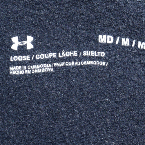Under Armour Men's Black Pullover Hoodie Medium Loose Fit Sportswear