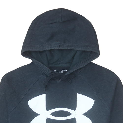 Under Armour Men's Black Pullover Hoodie Medium Loose Fit Sportswear