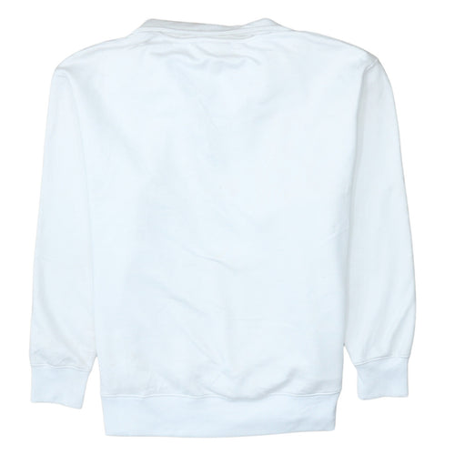 Nike Women White Therma-Fit 1/4 Zip Pullover Sweatshirt Size S
